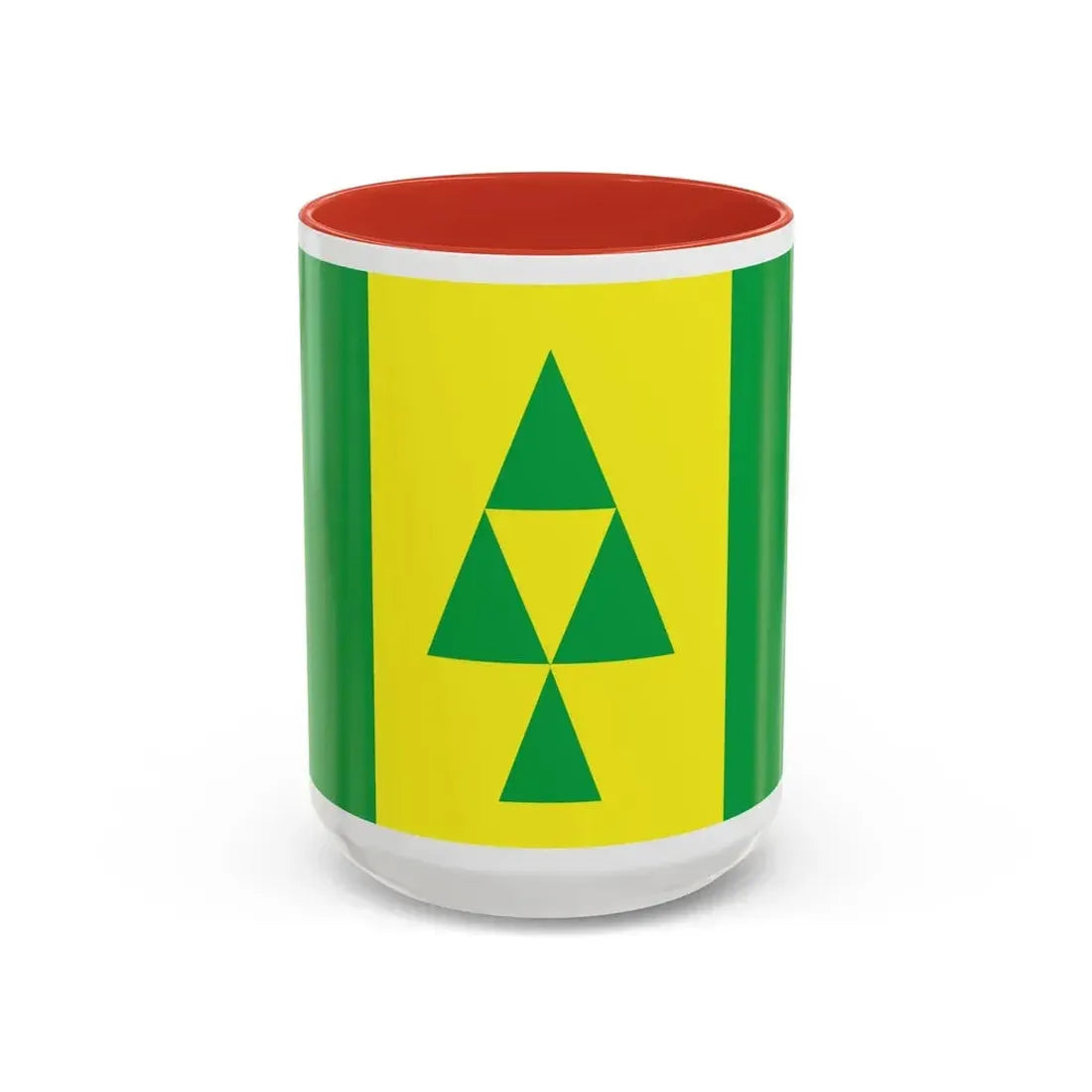 Flag of Prince Albert Saskatchewan Canada - Accent Coffee Mug 15oz Red - Go Mug Yourself