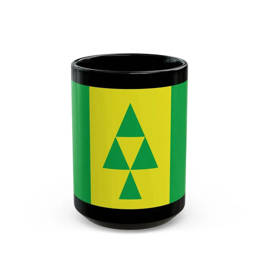 Flag of Prince Albert Saskatchewan Canada - Black Coffee Mug 15oz - Go Mug Yourself