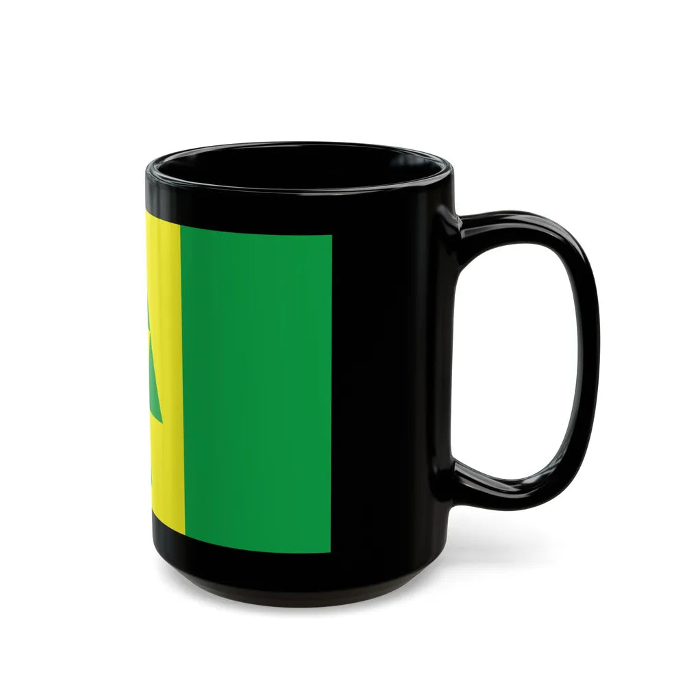 Flag of Prince Albert Saskatchewan Canada - Black Coffee Mug-Go Mug Yourself