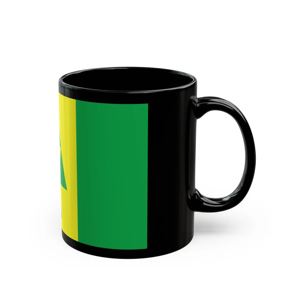 Flag of Prince Albert Saskatchewan Canada - Black Coffee Mug-Go Mug Yourself