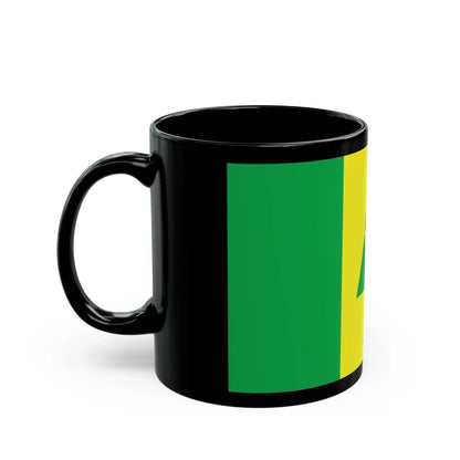 Flag of Prince Albert Saskatchewan Canada - Black Coffee Mug-Go Mug Yourself