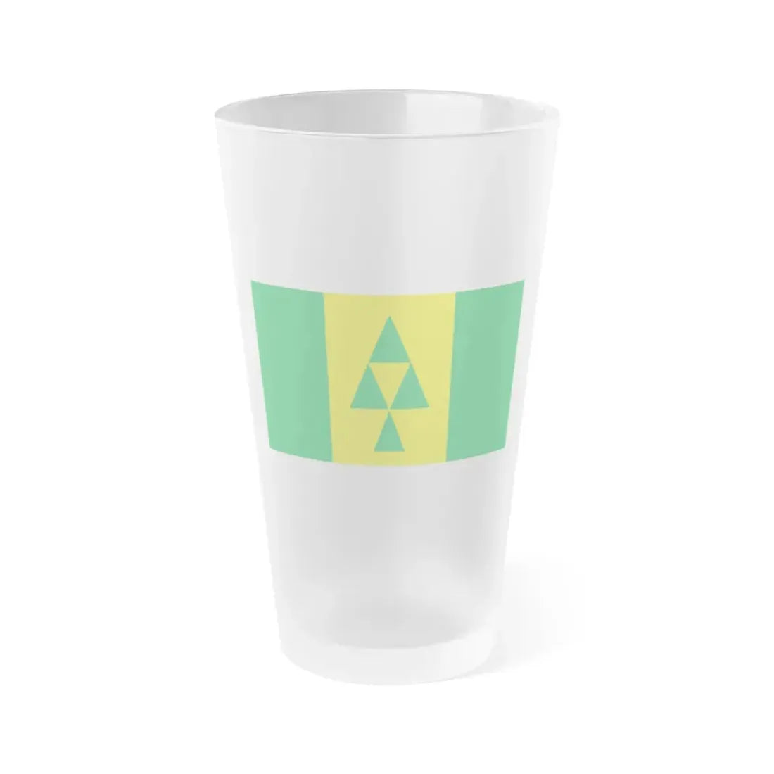 Flag of Prince Albert Saskatchewan Canada - Frosted Pint Glass 16oz 16oz Frosted - Go Mug Yourself