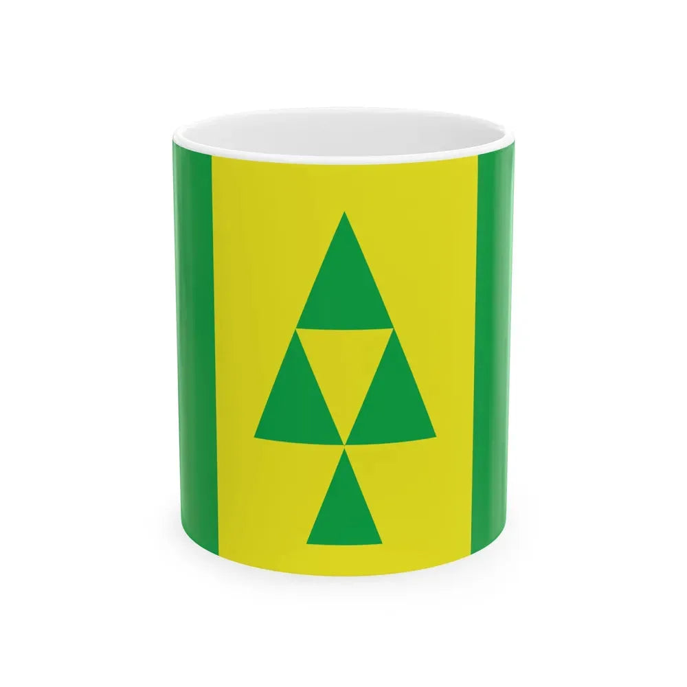 Flag of Prince Albert Saskatchewan Canada - White Coffee Mug 11oz - Go Mug Yourself