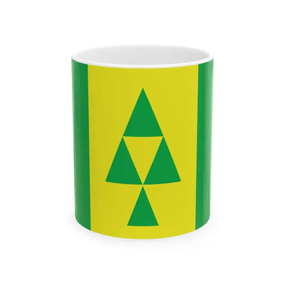 Flag of Prince Albert Saskatchewan Canada - White Coffee Mug 11oz - Go Mug Yourself
