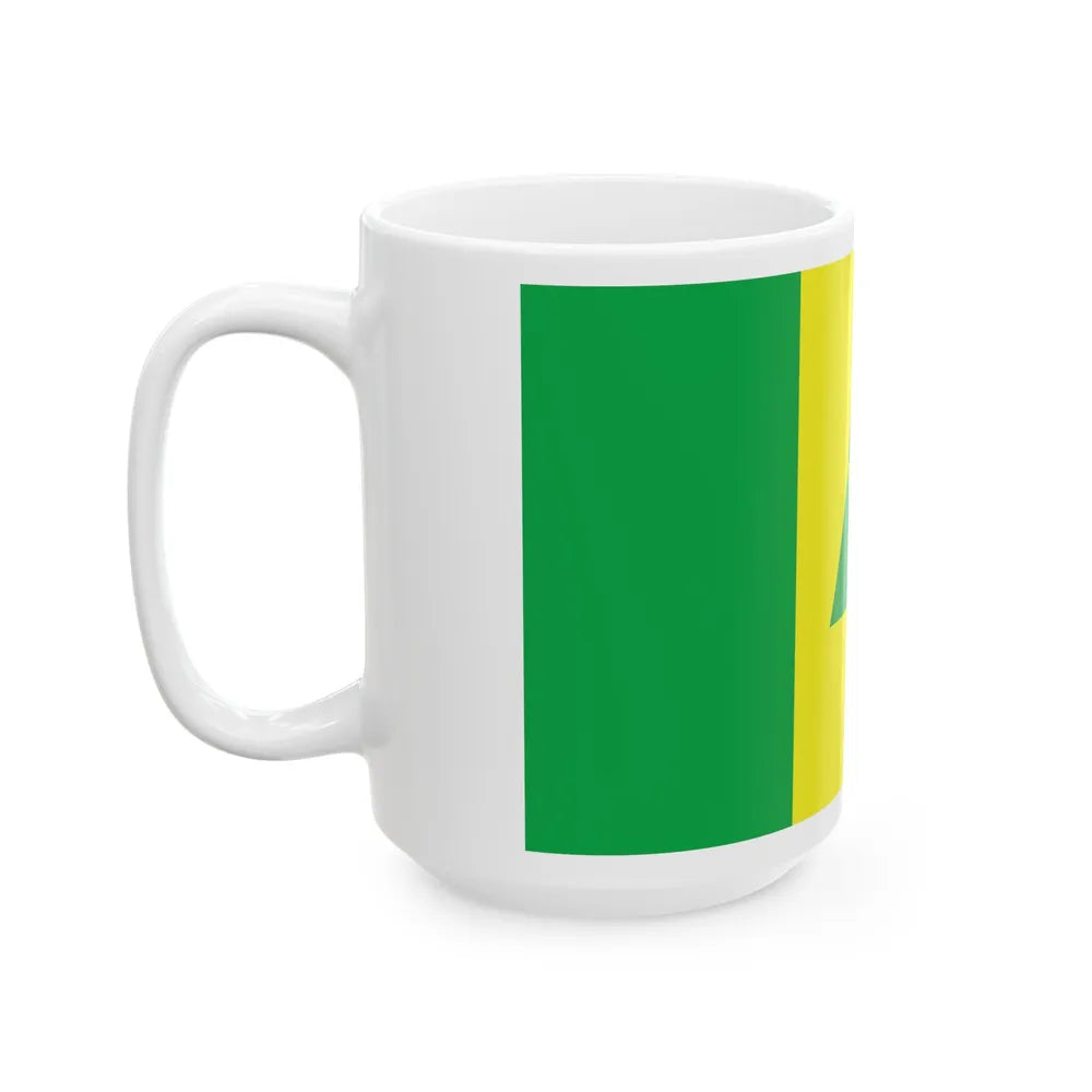 Flag of Prince Albert Saskatchewan Canada - White Coffee Mug-Go Mug Yourself