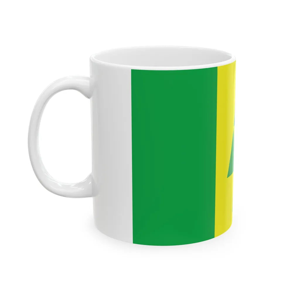 Flag of Prince Albert Saskatchewan Canada - White Coffee Mug-Go Mug Yourself