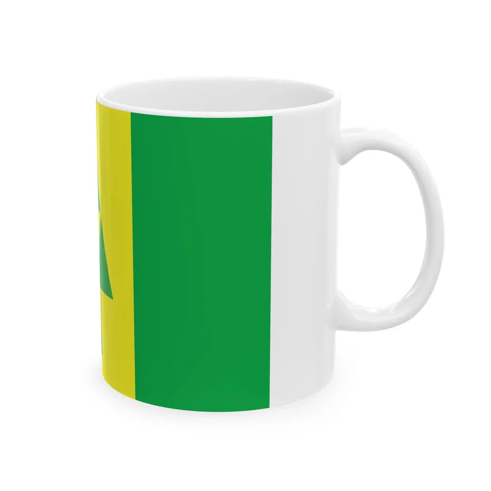 Flag of Prince Albert Saskatchewan Canada - White Coffee Mug-Go Mug Yourself