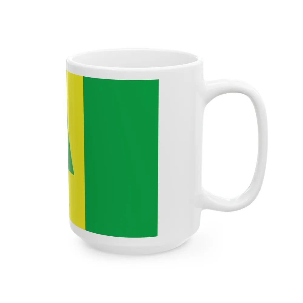 Flag of Prince Albert Saskatchewan Canada - White Coffee Mug-Go Mug Yourself