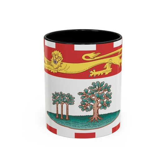 Flag of Prince Edward Island Canada - Accent Coffee Mug 11oz Black - Go Mug Yourself