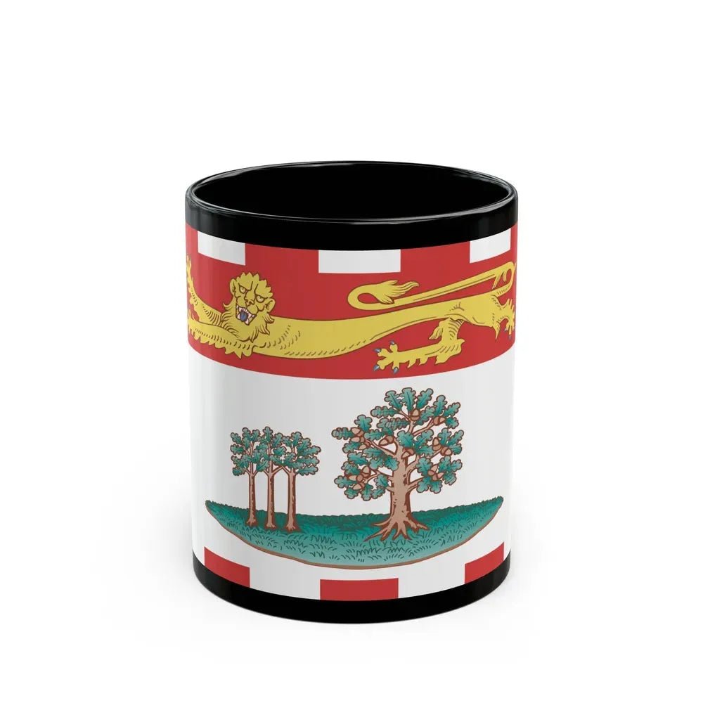Flag of Prince Edward Island Canada - Black Coffee Mug 11oz - Go Mug Yourself