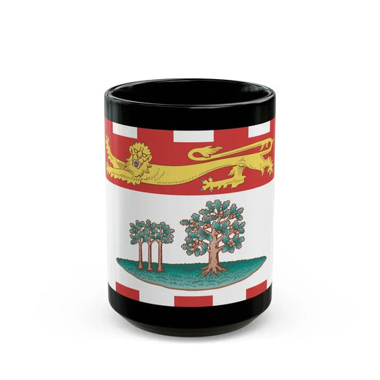Flag of Prince Edward Island Canada - Black Coffee Mug 15oz - Go Mug Yourself