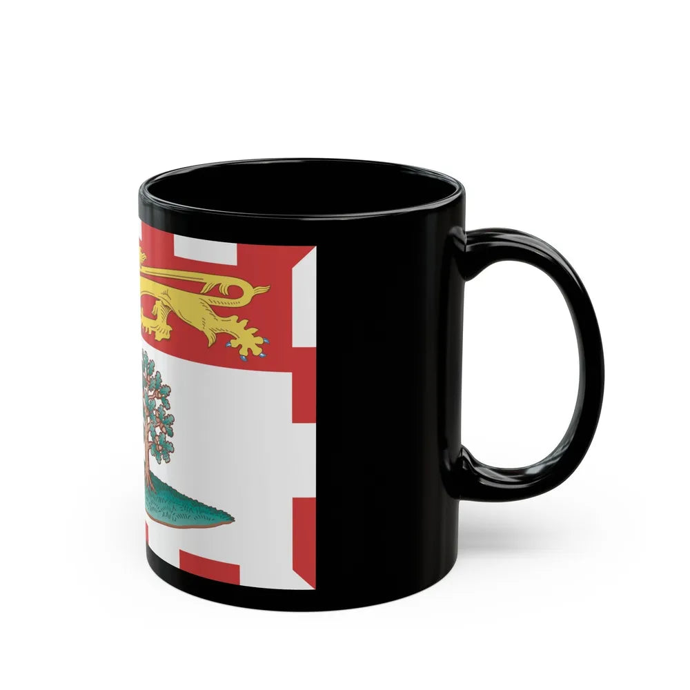 Flag of Prince Edward Island Canada - Black Coffee Mug-Go Mug Yourself