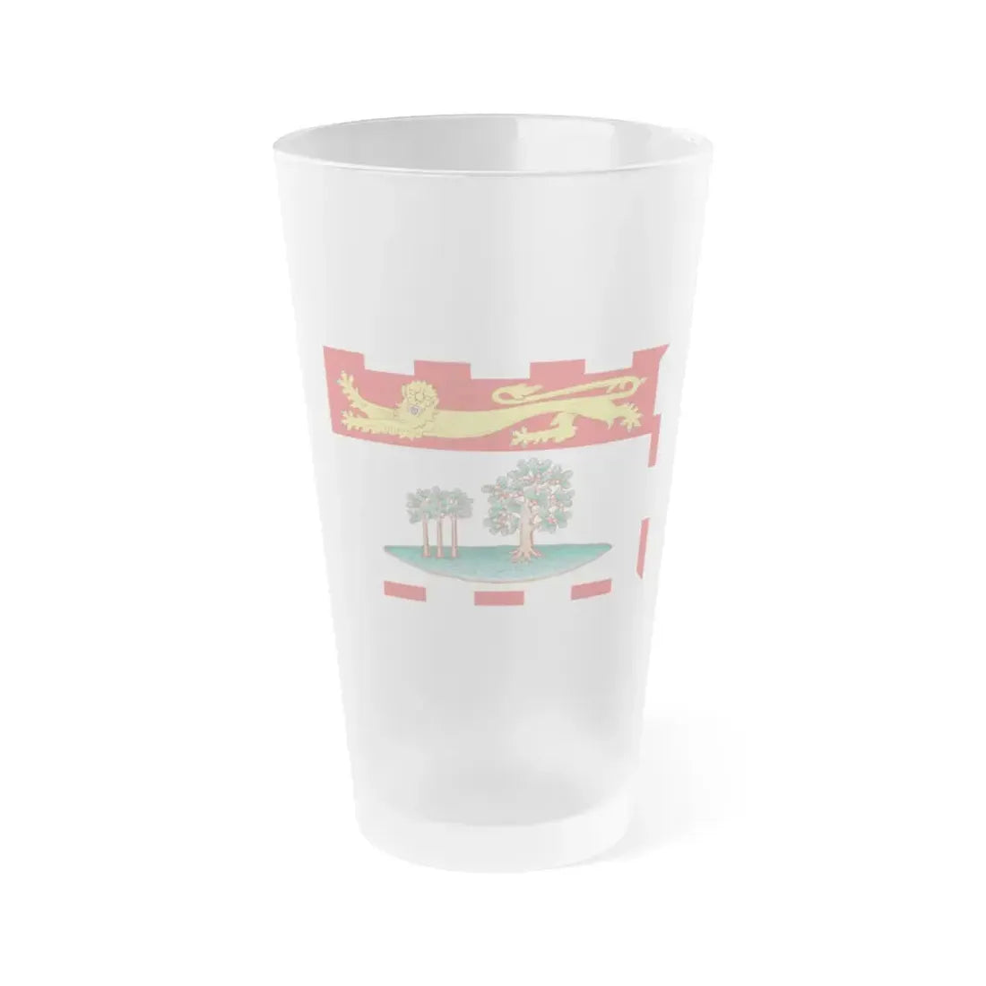 Flag of Prince Edward Island Canada - Frosted Pint Glass 16oz 16oz Frosted - Go Mug Yourself