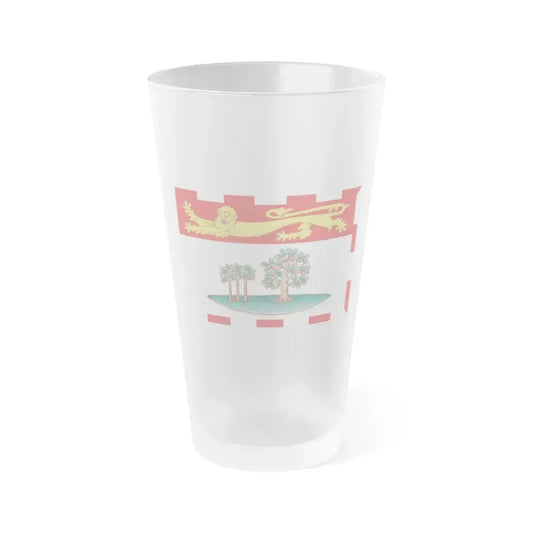 Flag of Prince Edward Island Canada - Frosted Pint Glass 16oz 16oz Frosted - Go Mug Yourself