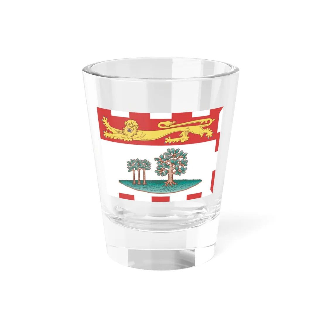 Flag of Prince Edward Island (Canada) Shot Glass 1.5oz 1.5oz - Go Mug Yourself
