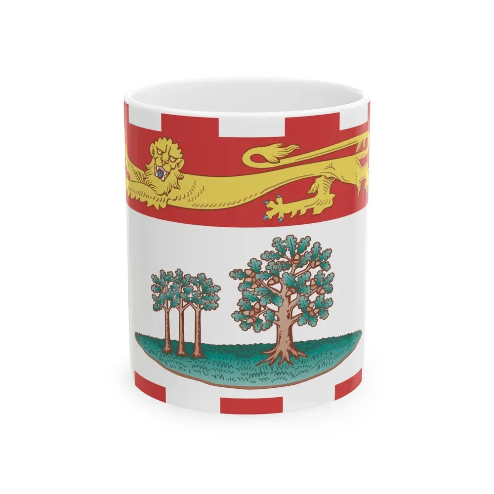 Flag of Prince Edward Island Canada - White Coffee Mug 11oz - Go Mug Yourself