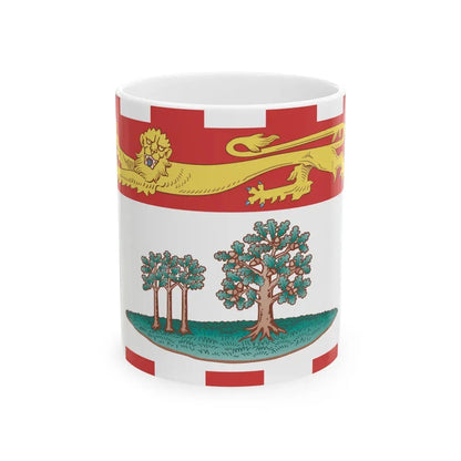 Flag of Prince Edward Island Canada - White Coffee Mug 11oz - Go Mug Yourself