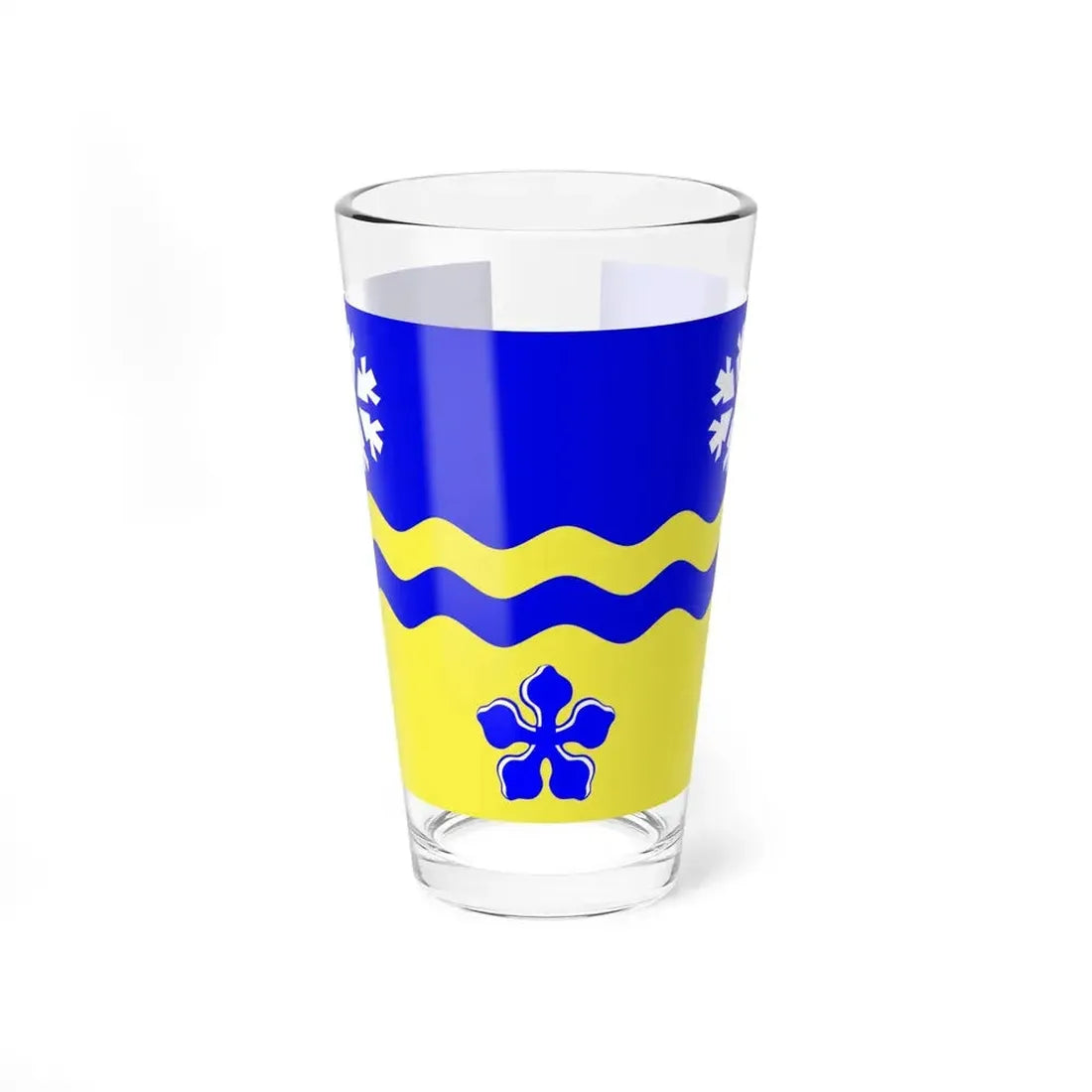 Flag of Prince George British Columbia Canada - Pint Glass 16oz 16oz - Go Mug Yourself