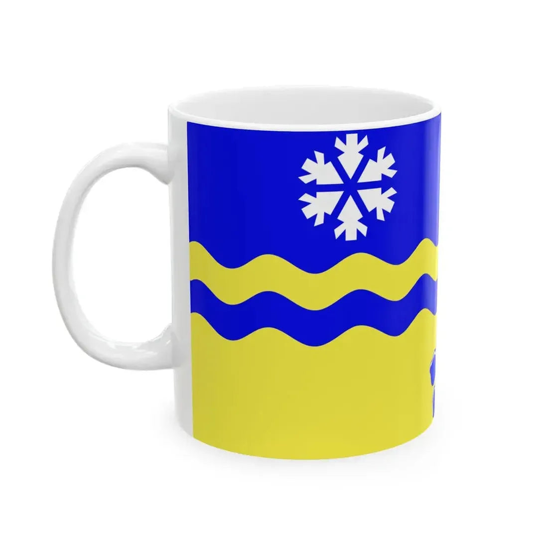Flag of Prince George British Columbia (Canada) White Coffee Mug - Go Mug Yourself