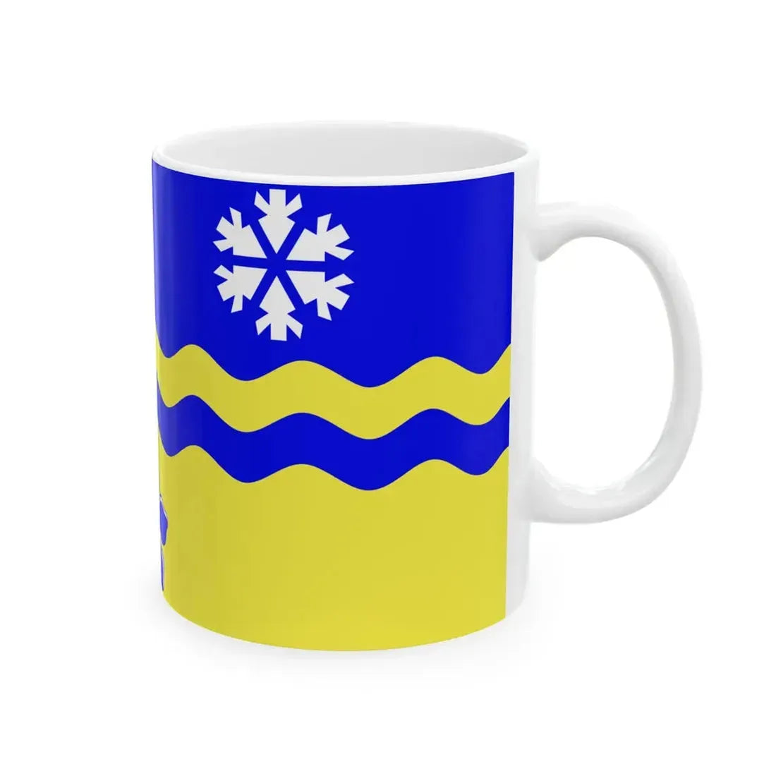 Flag of Prince George British Columbia (Canada) White Coffee Mug - Go Mug Yourself