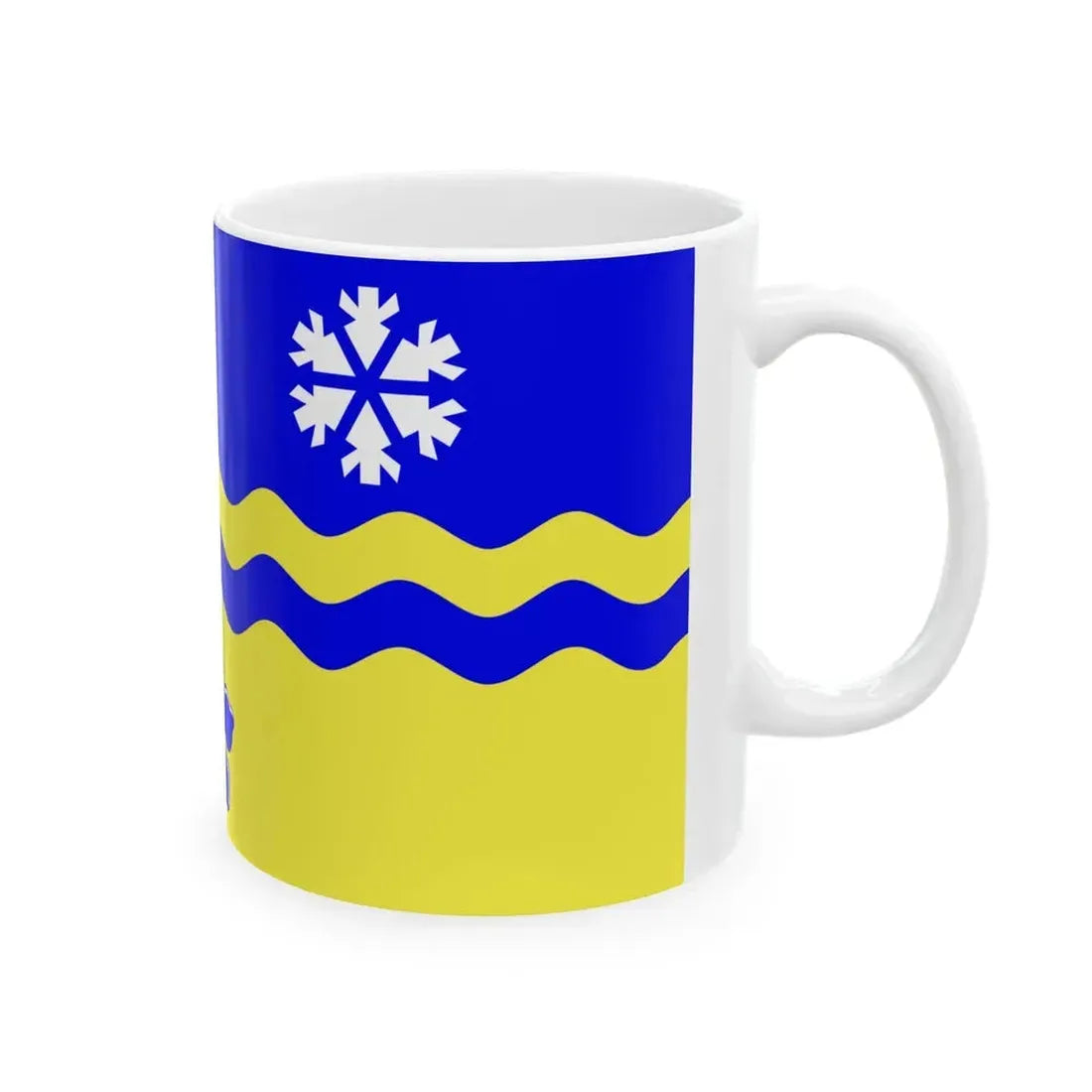 Flag of Prince George British Columbia Canada - White Coffee Mug - Go Mug Yourself