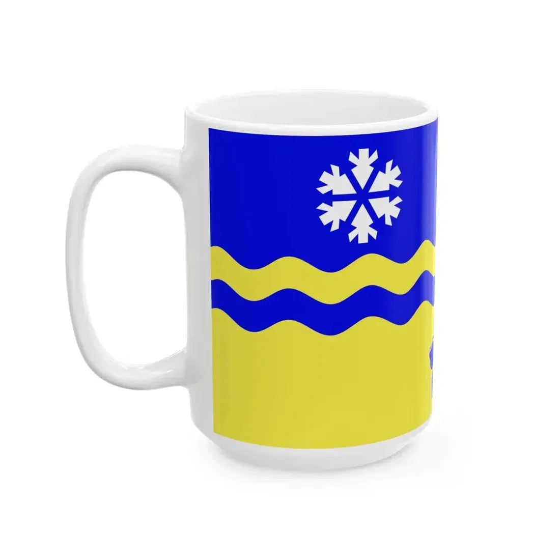 Flag of Prince George British Columbia (Canada) White Coffee Mug - Go Mug Yourself