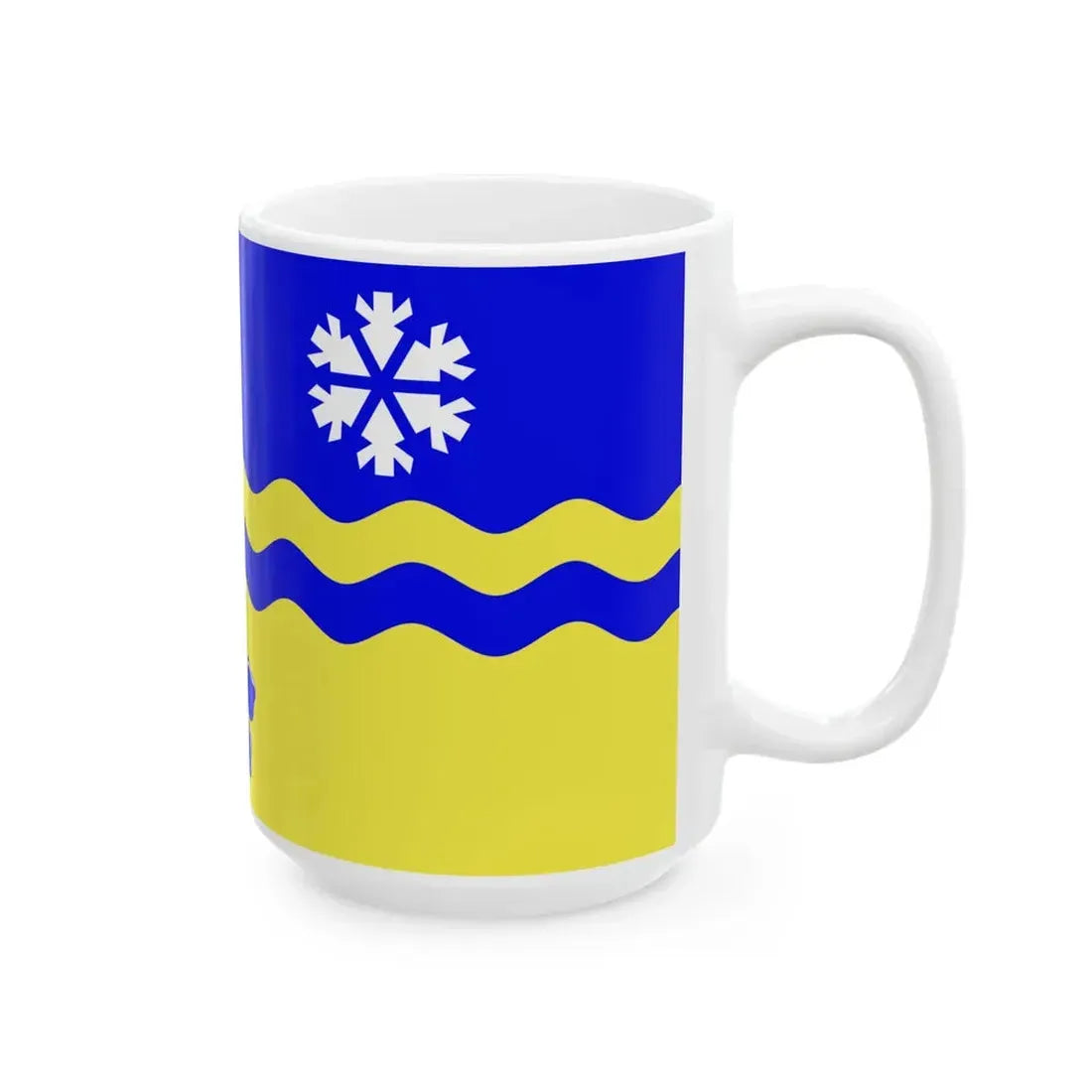 Flag of Prince George British Columbia (Canada) White Coffee Mug - Go Mug Yourself