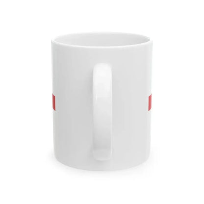 Flag of Prince Georges County Maryland 1696-1963 (United States) White Coffee Mug - Go Mug Yourself