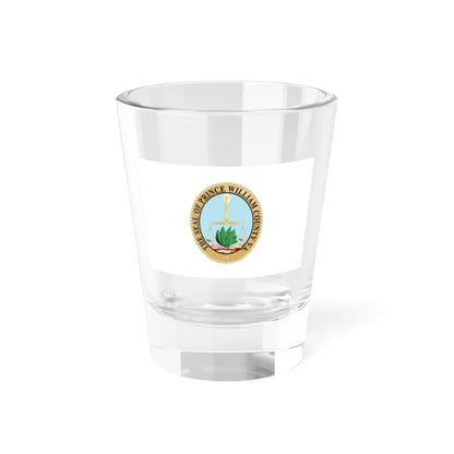 Flag of Prince William County Virginia (United States) Shot Glass 1.5oz 1.5oz - Go Mug Yourself