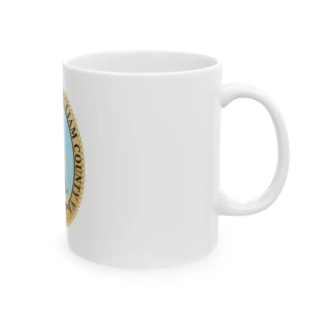 Flag of Prince William County Virginia (United States) White Coffee Mug - Go Mug Yourself