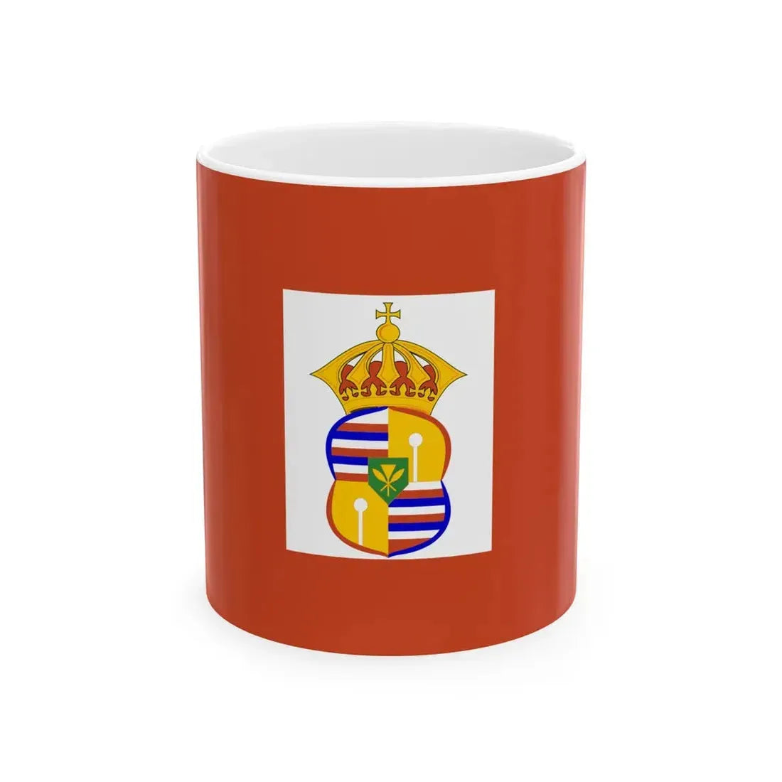 Flag of Princess Kaiulani 1875-1899 (United States) White Coffee Mug 11oz - Go Mug Yourself