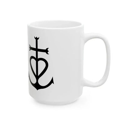 Flag of Principality of Aigues-Mortes (France) White Coffee Mug - Go Mug Yourself