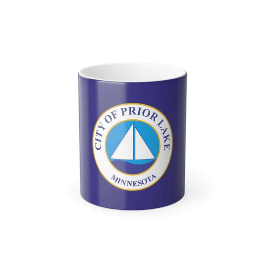 Flag of Prior Lake, Minnesota - Color Changing Coffee Mug 11oz - Go Mug Yourself