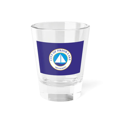 Flag of Prior Lake Minnesota (United States) Shot Glass 1.5oz 1.5oz - Go Mug Yourself
