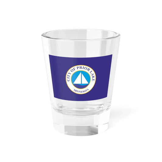 Flag of Prior Lake Minnesota (United States) Shot Glass 1.5oz 1.5oz - Go Mug Yourself