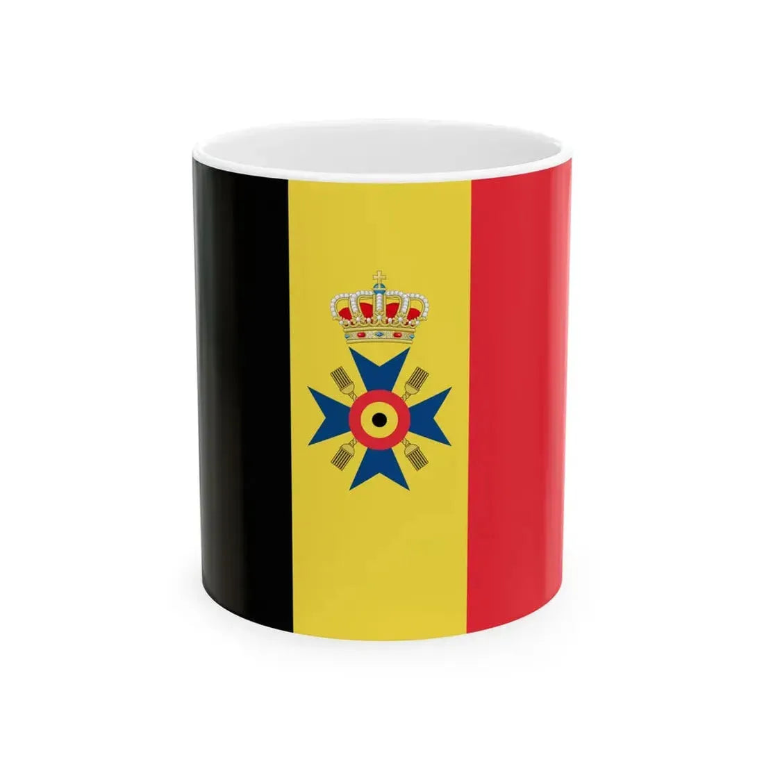 Flag of Pro Belgica (Belgium) White Coffee Mug 11oz - Go Mug Yourself