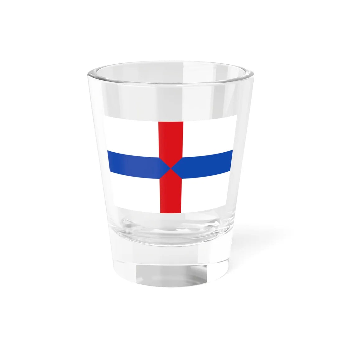 Flag of Profondeville (Belgium) Shot Glass 1.5oz 1.5oz - Go Mug Yourself