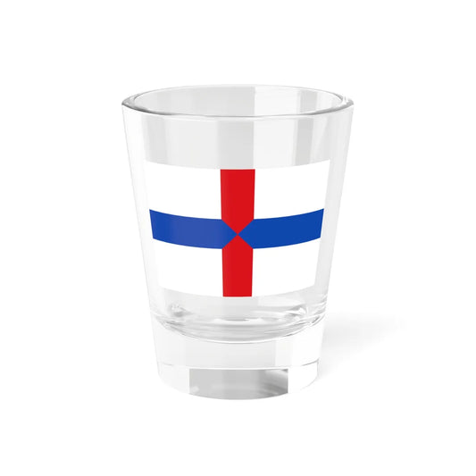 Flag of Profondeville (Belgium) Shot Glass 1.5oz 1.5oz - Go Mug Yourself