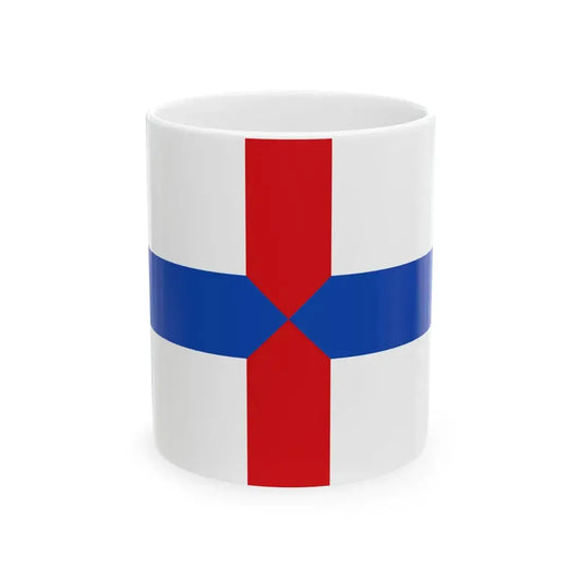 Flag of Profondeville (Belgium) White Coffee Mug 11oz - Go Mug Yourself