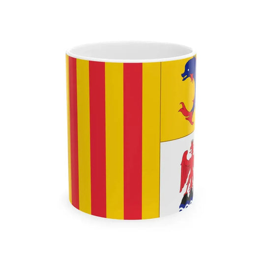 Flag of Provence-Alpes-Cote dAzur (France) White Coffee Mug 11oz - Go Mug Yourself