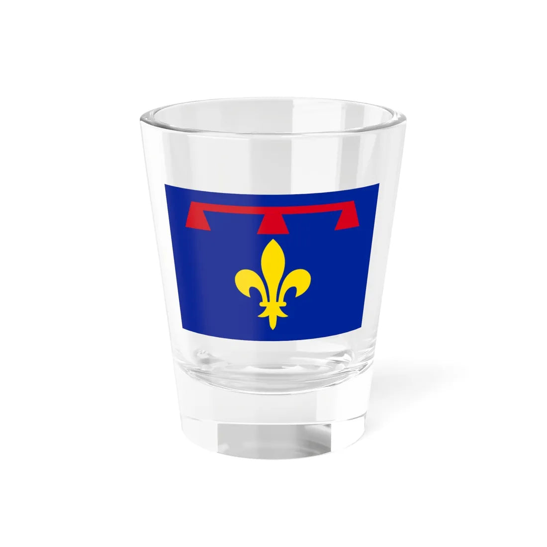 Flag of Provence alternate (Belgium) Shot Glass 1.5oz 1.5oz - Go Mug Yourself