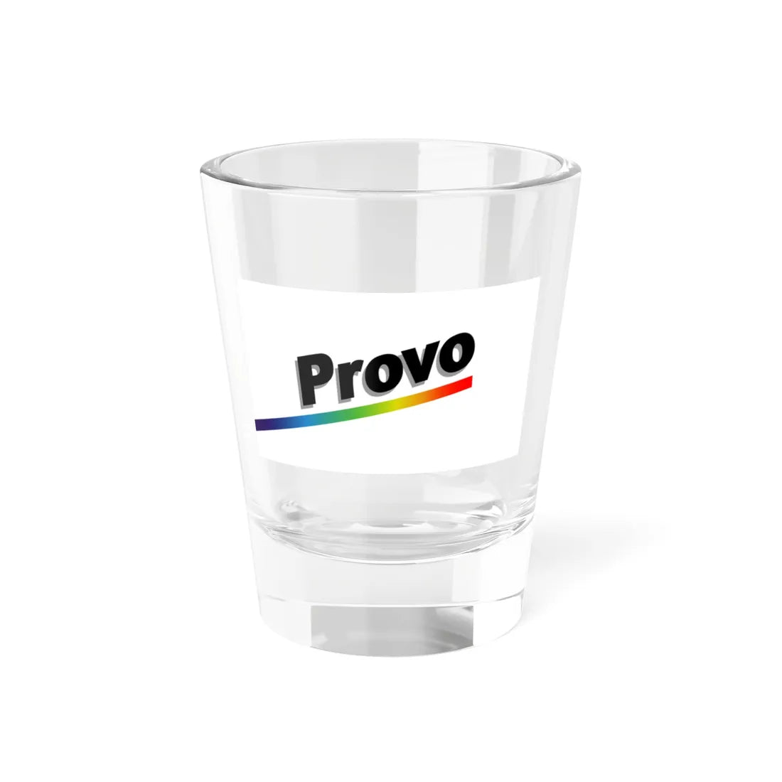 Flag of Provo Utah 1989-2015 (United States) Shot Glass 1.5oz 1.5oz - Go Mug Yourself