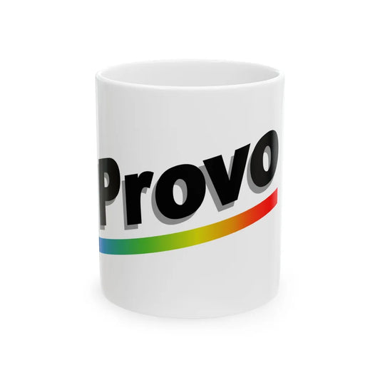 Flag of Provo Utah 1989-2015 (United States) White Coffee Mug 11oz - Go Mug Yourself