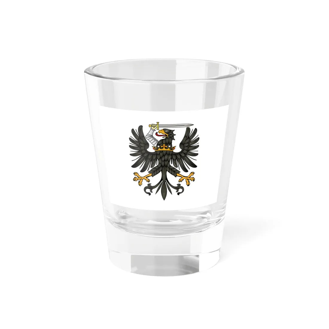 Flag of Prussia 1466-1772 (Russia) Shot Glass 1.5oz 1.5oz - Go Mug Yourself