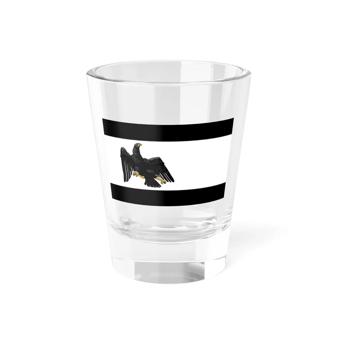 Flag of Prussia 1918-1933 (Russia) Shot Glass 1.5oz 1.5oz - Go Mug Yourself
