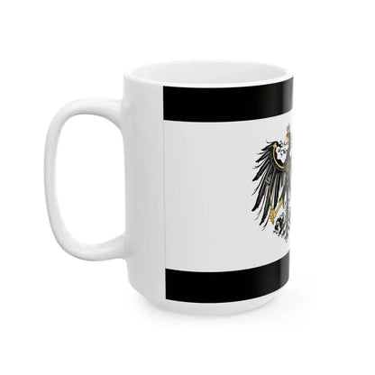 Flag of Prussia Civil Ensign 1892-1918 (Germany) White Coffee Mug - Go Mug Yourself
