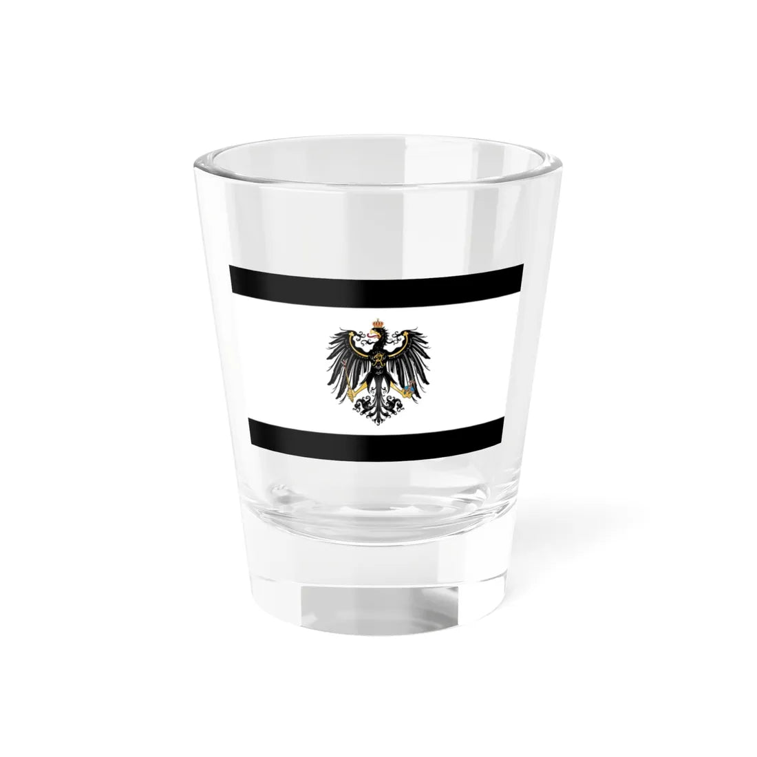 Flag of Prussia (Russia) Shot Glass 1.5oz 1.5oz - Go Mug Yourself