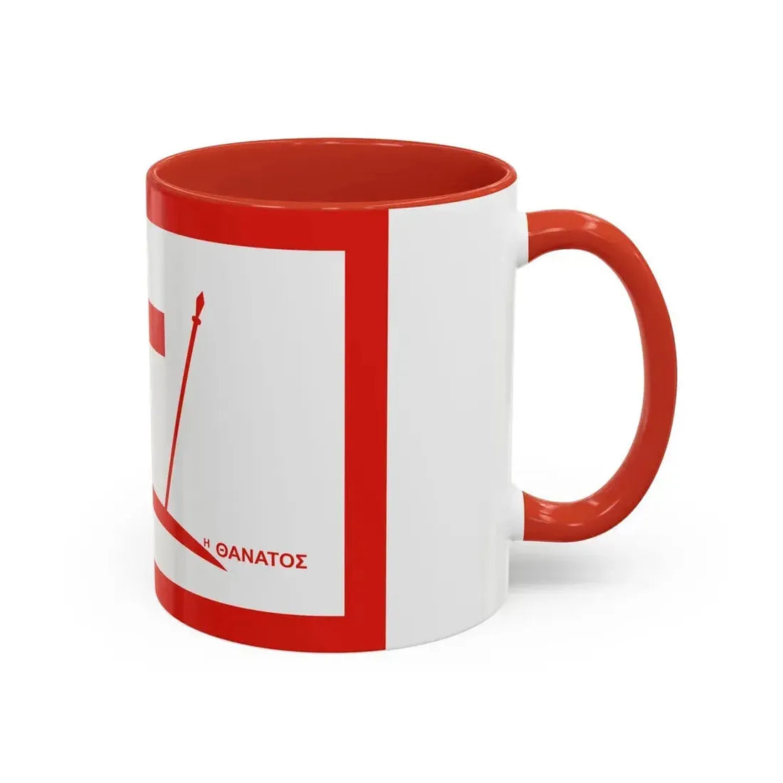 Flag of Psara Greece - Accent Coffee Mug - Go Mug Yourself