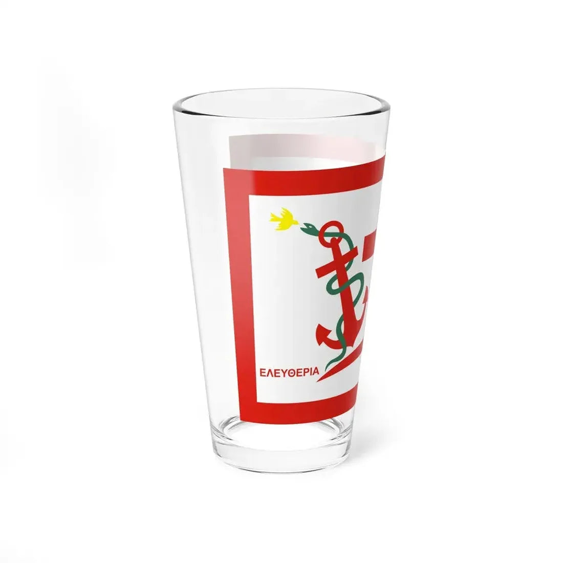 Flag of Psara Greece - Pint Glass 16oz - Go Mug Yourself