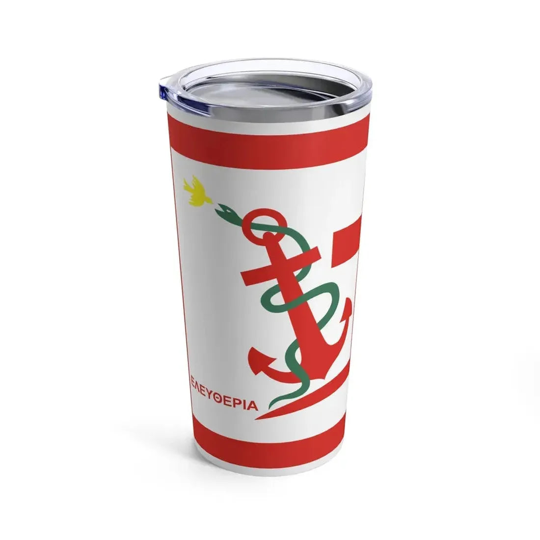 Flag of Psara Greece - Tumbler 20oz - Go Mug Yourself